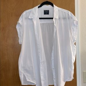 Abercrombie and Fitch White Button Up